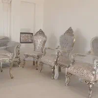 مبل ۹نفر همراه میز چوب راش|مبلمان خانگی و میز عسلی|تالش, هشتپر|دیوار