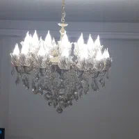 لوستر ۱۵ شاخه برنجی