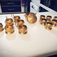 سرویس اب طلا چای وشربت خوری دریاچه