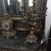 آینه کنسول ساعت شمعدان|بوفه، ویترین، کنسول|شهرکرد, |دیوار