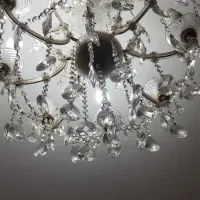 لوستر ۸ شاخه سالم|لوستر و چراغ آویز|تبریز, |دیوار