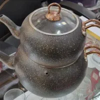 کتری قوری گرانیت گرد توپی(کروی) او ام اس ترک