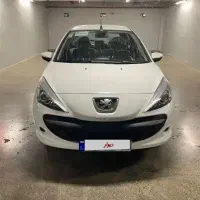 پژو ۲۰۷ اتوماتیک سقف فلز TU5P سفید خشک