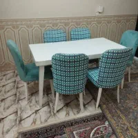 میز نهار خوری شش نفره فوری ب فروش میرسد|میز و صندلی غذاخوری|بومهن, |دیوار