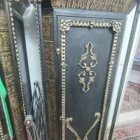 کمد فرفورژه ( ترکیب چوب و آهن )بسیار کم کار و سالم|جاکفشی، کمد، دراور|مشهد, موسوی قوچانی|دیوار