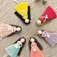 عروسک ،گوشواره ،جاکلیدی،پرده مکرومه|صنایع دستی و سایر لوازم تزئینی|تهران, جوادیه|دیوار