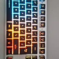 کیبورد سیمی فلزی گیمینگ RGB مدل k2|قطعات و لوازم جانبی رایانه|اهواز, کوی باهنر|دیوار