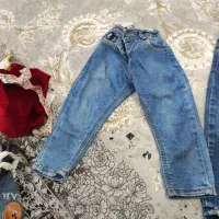 شلوار لی و پیشبندی بچگانه|کفش و لباس بچه|علیآباد کتول, |دیوار