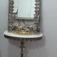 میز برنج و ایینه