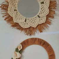 اینه و قاب اینه مکرومه