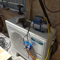 نصب کولر گازی اسپیلت ولوله مسی زیر کار|خدمات پیشه و مهارت|کنگاور, |دیوار