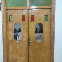 درب چوبی