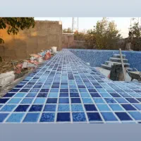 کاشی کاری آبندی استخر جکوزی سونا