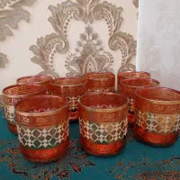 ۹عدد کره ای لیوان عتیقه دکوری مال قدیم مادربزرگ