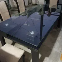 میزناهار خوردی 6نفره درحدنو|میز و صندلی غذاخوری|بندر انزلی, تختی|دیوار