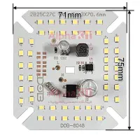 ال ای دی 50 وات 220 ولت سفید مهتابی خازن دار|لامپ و چراغ|تبریز, |دیوار