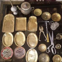 ظروف مسی و برنجی قدیمی|کلکسیون اشیاء عتیقه|تهران, چیتگر شمالی|دیوار