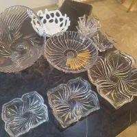 ظروف پذیرایی کریستال اصلی وزن دار ژاپن سوگا