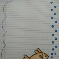 نقاشی روی دفتر مشق