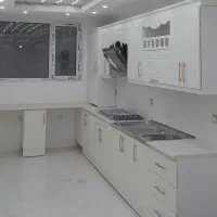 کابینت آشپزخانه با فلز وام دی اف ممبران|مصالح و تجهیزات ساختمان|تویسرکان, |دیوار