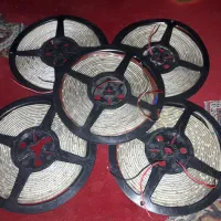 ریسه حلقه ایی نورانی سفیدیخچالی|ریسه و چراغ تزئینی|قم, تکیه آقا سید حسنی|دیوار