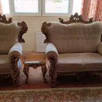 مبل سلطنتی 7نفره|مبلمان خانگی و میز عسلی|صدرا-فارس, فاز ۱|دیوار