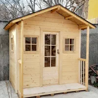 طراحی و ساخت کلبه چوبی و آلاچیق