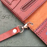 کیف پول کتی چرم و جای موبایل|کیف، کفش، کمربند|قم, کلهری|دیوار