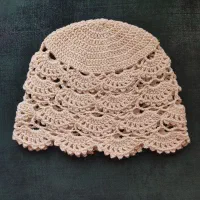 شال و کلاه + کلاه مش هت دستبافت