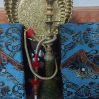 قیلون برنجی وچوبی