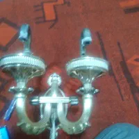 لوستربرنجی روشنایی گازی سنگین|لوستر و چراغ آویز|تبریز, |دیوار