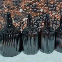 بطری شیشه ای ۸ لیتری تیره