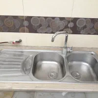 سینک استیل البرز همراه با شیر راسان