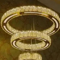 تولید لوستر کهکشانی کریستالی مدرن خطی smd و برنجی