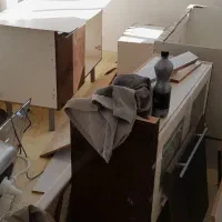 درب و چهارچوب و کابینت ام دی اف|مصالح و تجهیزات ساختمان|فولادشهر, مدیسه|دیوار