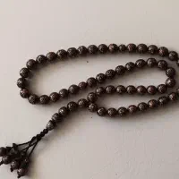 تسبیح نقره و برنج کوب