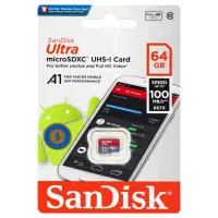 رم ۶۴ گیگ میکرو سندیسک micro SD 64 GB sandisk 4k