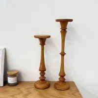 شمعدان چوب راش