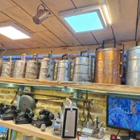 فروش ظروف مسی به صورت یکجا|ظروف پخت‌وپز|شیراز, شاهچراغ|دیوار