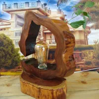 آباژور چوبی|چراغ خواب و آباژور|اهواز, زرگان|دیوار