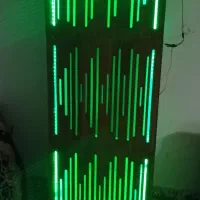 قاب  cnc نوری واس کافی شاپ اتاق موسیقی، دکوراسیون|ریسه و چراغ تزئینی|علی‌آباد کتول, |دیوار