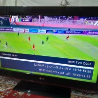 تلویزیون السیدی ۳۲ الجی و دستگاه و سیم رابط