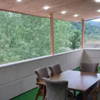 ویلا جنگلی استخردار در تالش سورتمه ریلی