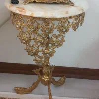 برنز،میزتلفن،آینه شمعدان،ساعت،جاکلیدی