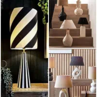 چراغ خواب های ایستاده و رومیزی پاپیه ماشه|چراغ خواب و آباژور|تهران, سید خندان (جلفا)|دیوار