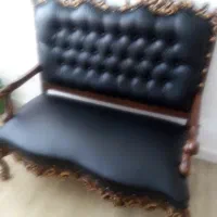 مبل چرم دونفره