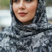 روسری پاییزه|لباس|تهران, باغ فیض|دیوار