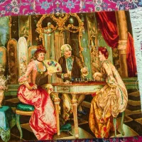 تابلو فرش دستباف مرینوس استرالیایی