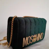 کیف مخمل سبز نو