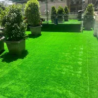 چمن مصنوعی و فنس چمنی و برگی